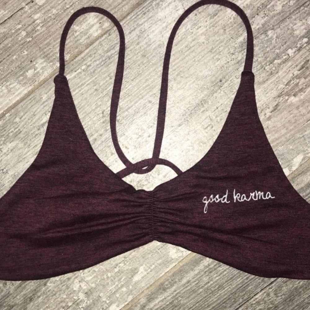 Spiritual gangster purple/ burgundy Size small